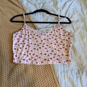Feminine crop top cami.